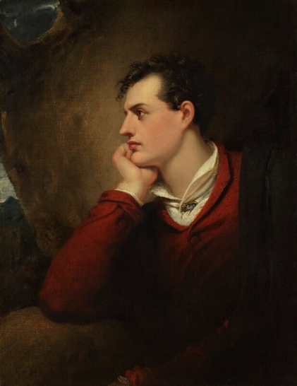 Hermetic Library Hermeneuticon Lord Byron by Richard Westall Oil on Canvas 1813 NPG 4243