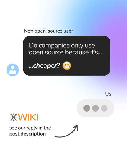 Do companies only use open source because it's cheaper?