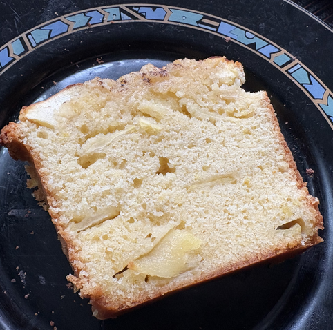 Tranche de quatre-quart aux pommes