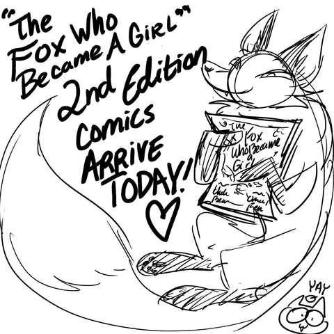 The fox who became a girl 2nd edition comics arriving today!