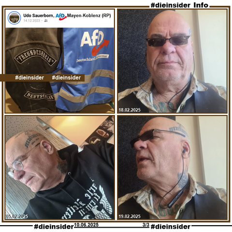 Als weitere Info zeigen wir hier noch einige private Bilder von Udo Sauerborn AfD Mayen-Koblenz in Rheinland-Pfalz.