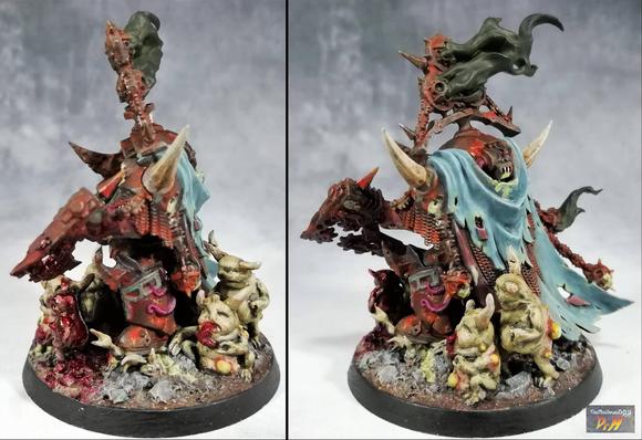 Left side views of the Lord of Contagion.