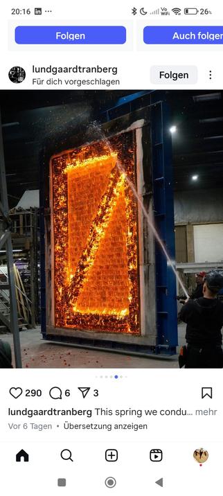 CLT with unfired clay masonry infill after 90 minutes fire testing