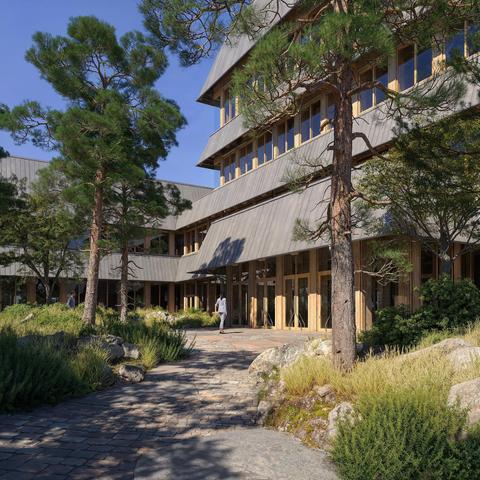 Render of the Novo Nordisk headquarter