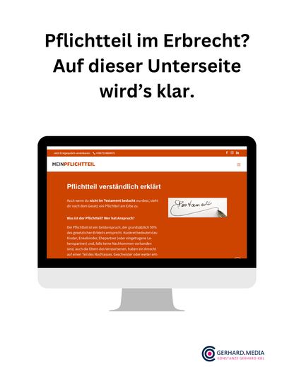 🔧 Responsiv. Barrierefrei. SEO-ready. Und ja – sie sieht auch richtig gut aus. Diese Website funktioniert auf allen Geräten 🖥️📱, ist barrierefrei umgesetzt ♿ und für Suchmaschinen 🔍 optimiert.
Denn gutes Design heißt nicht nur: schön aussehen. Sondern auch: für alle zugänglich sein – und gefunden werden.