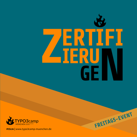 Auf dem Bild ist das Wort "Zertifizierung" in moderner Schrift abgebildet.