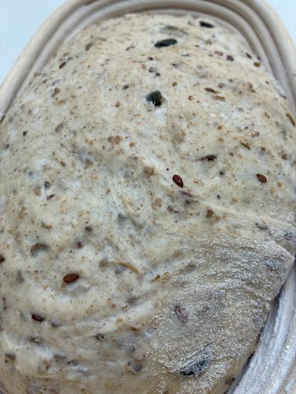 Sourdough in a banneton