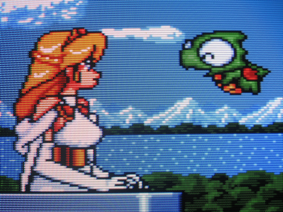 Little Coryoon greets his princess friend at the castle balcony in an idyllic fantasy land, unaware that a treacherous wizard will shortly put a curse upon her.