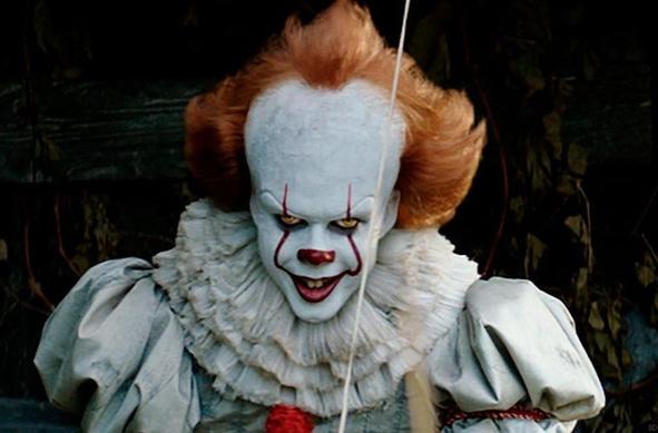 Pennywise the killer clown from Stephen King’s It. Repulsive and creepy.
