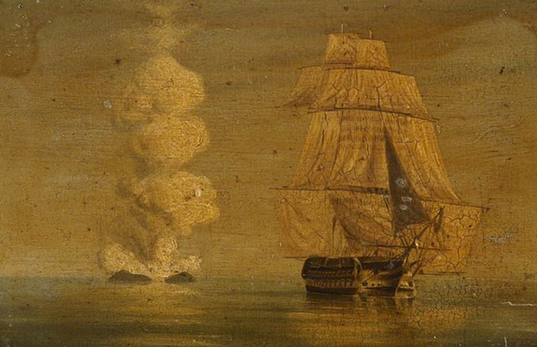 HMS Melvlle in 1831, British School, Collection of the National Maritime Museum