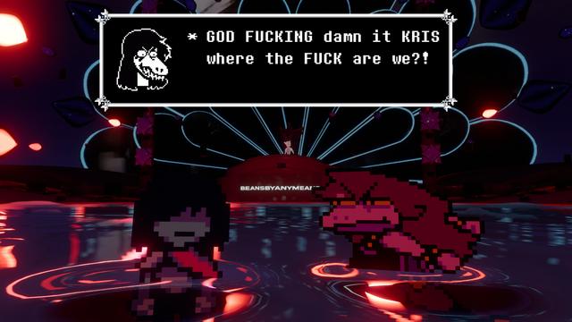 Kris and Susie from Delta Rune at Club Fynn during Furality Somna. Susie exlaims GOD FUCKING damn it KRIS where the FUCK are we?!