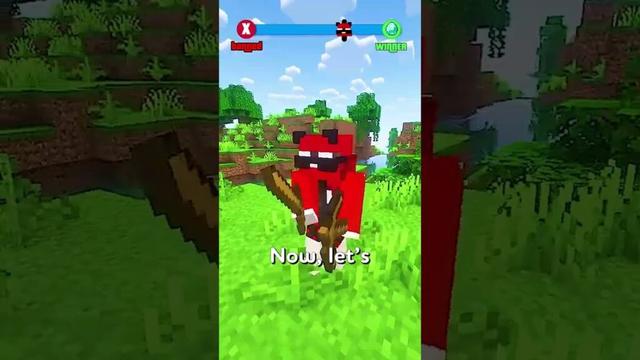 MINECRAFT BUT YOU CAN`T TOUCH ANYTHING THAT STARTS WITH LETTER “B” ⛏️ #shorts