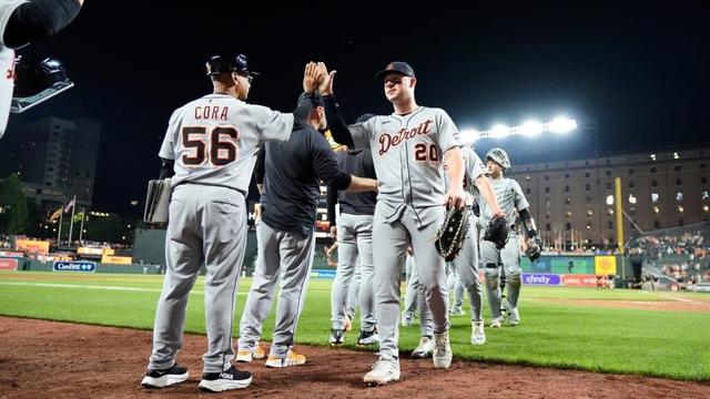 Torkelson's blast lifts Tigers over Orioles