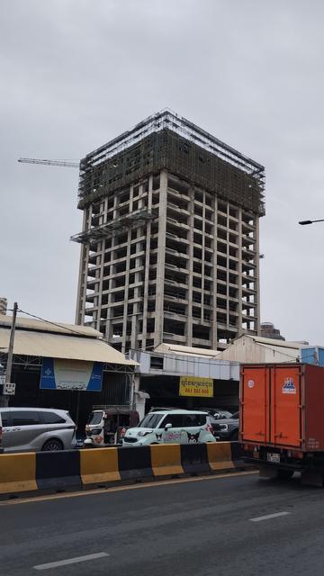 High rise building under construction