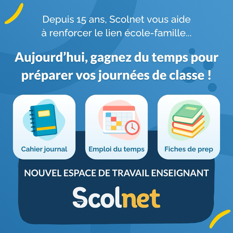 Nouvel espace de travail enseignant pour gérer sa classe