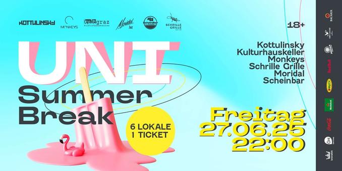 UNI SUMMER BREAK // 6 LOKALE - 1 TICKET