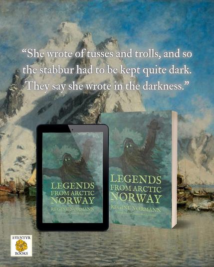 "She wrote of tusses and trolls, and so the stabbur had to be kept quite dark. They say she wrote in the darkness."