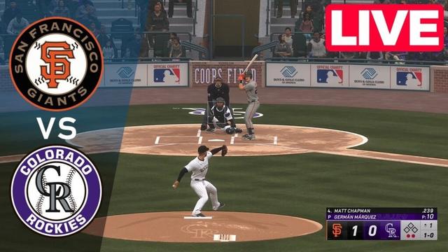 MLBLive🔴サンフランシスコジャイアンツ対コロラドロッキーズ -  2025年6月10日|フルゲームMLB 2025 en vivo