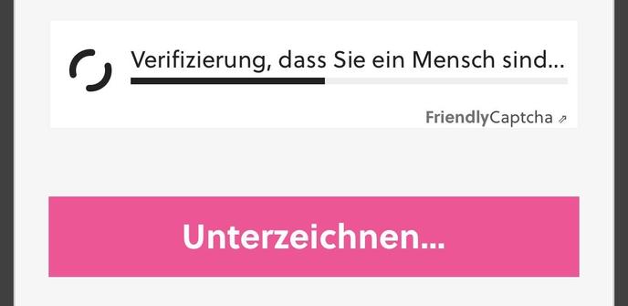 Screenshot des Ladebalkens.