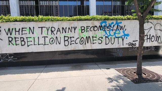 When tyranny becomes law, rebellion becomes duty