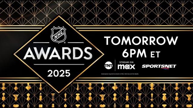 Tune in to the 2025 NHL Awards Tomorrow on TNT, Sportsnet