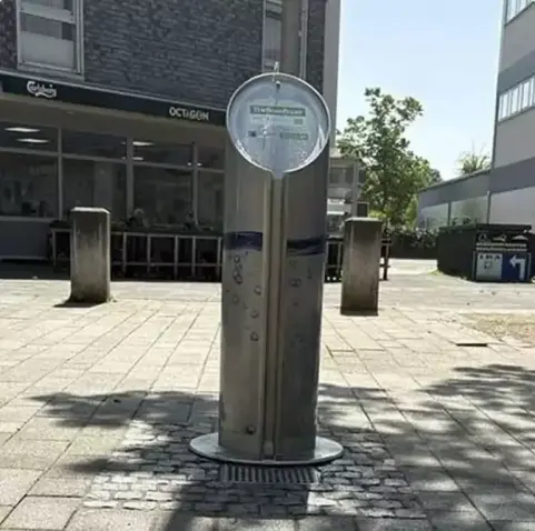 Der erste Trinkbrunnen in Garath. (Foto: Screenshot Stadtwerke Düsseldorf)