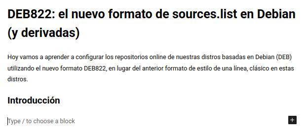 DEB822: el nuevo formato de sources.list en Debian (y derivadas)