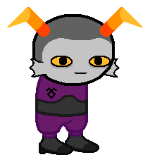 Troll!Xisuma without his helmet. He has a shaved head.