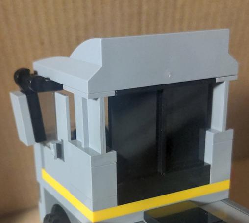 Nahaufnahme: Lücken im Führerhaus.