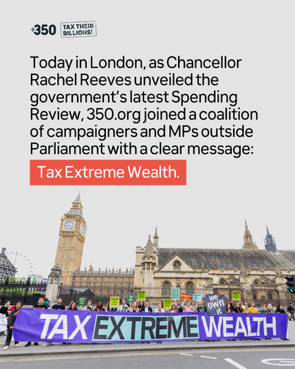 Today in London, as UK Chancellor Rachel Reeves unveiled the government’s latest #SpendingReview, we joined a coalition of campaigners and MPs outside Parliament with a clear message: Tax extreme wealth. Read the thread to find out more and how to take action.