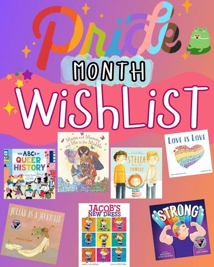 Multiple titles that represent the LGBTQ+ community.