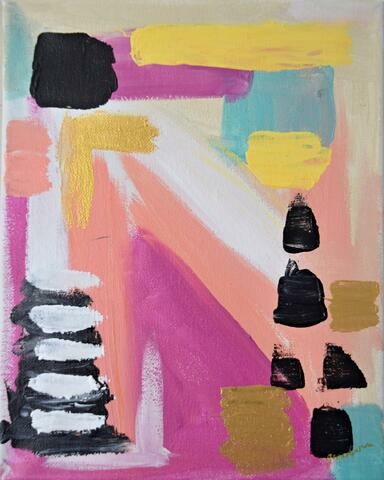 An abstract painting.