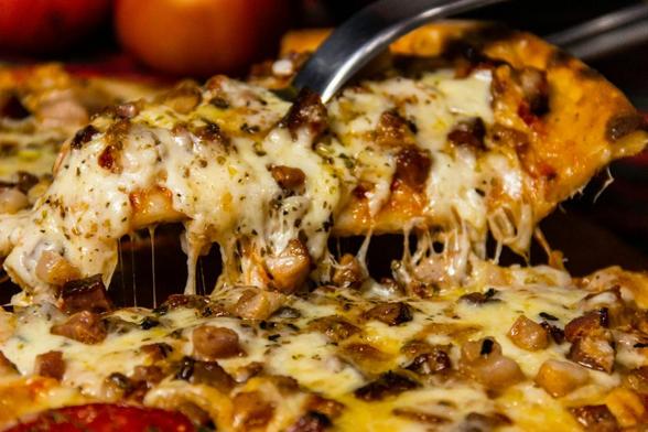 pizza with cheese