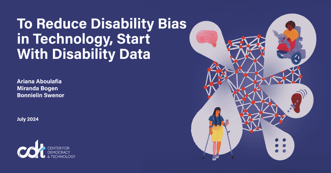 To reduce disability bias in technology, start with disability data.