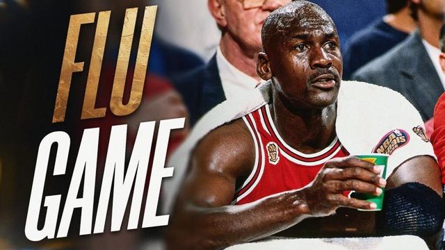 Michael Jordan's ICONIC Flu Game!