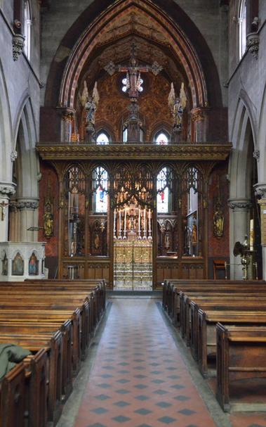 Looking up the nave to the chancel