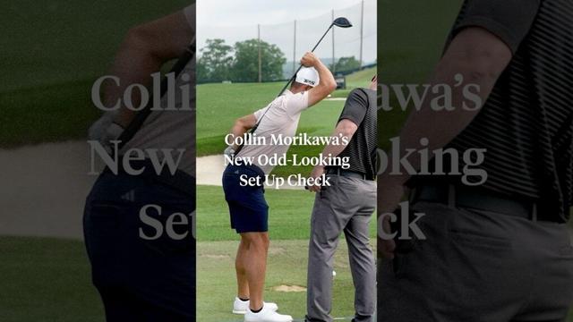 Collin Morikawa's new posture check has everyone watching. 👀