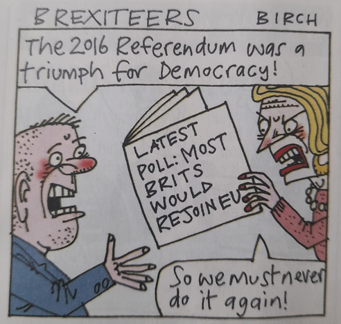 “The 2016 referendum a triumph for Democracy!” LASTEST POLL: MOST BRITS WOULD REJOIN EU.