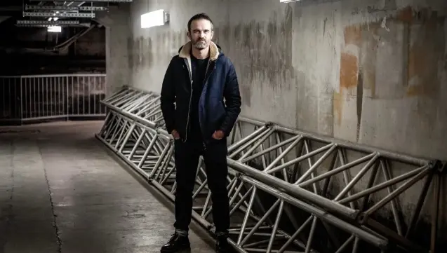 Nicolas Legendre lors de la remise du prix Albert Londres, à Vichy, en novembre 2023. Crédits : Benjamin Géminel pour Hans Lucas