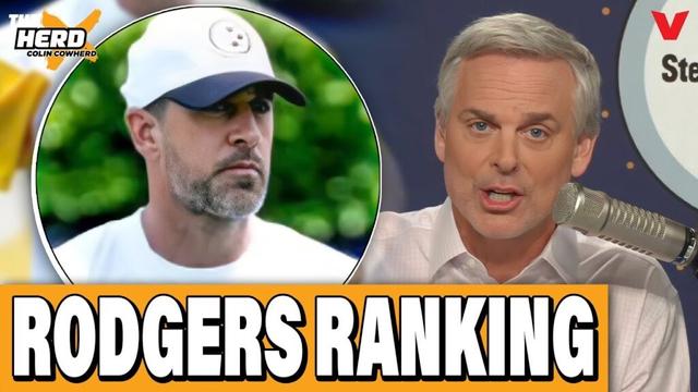Colin Cowherd RANKS AFC QBs after Aaron Rodgers-Steelers signing | THE HERD NFL