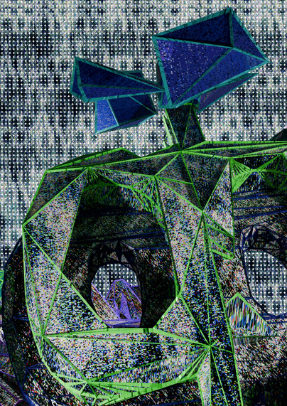 another preview page from BIG DATA 006! showing 3D TEXT RENDER on top of 2D NOISE BG.