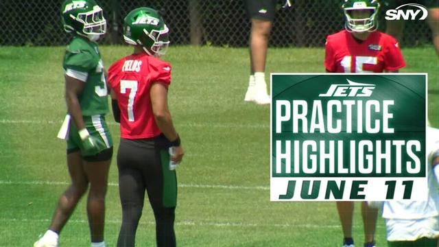 Jets Mini Camp Highlights | Justin Fields, Garrett Wilson, Sauce Gardner | 6/11/25