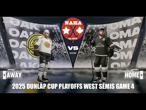 NAHA 2025 Dunlap Cup Playoffs West SF G4 - Oakland Seals @ Omaha Stealth (OMA leads 2-1)