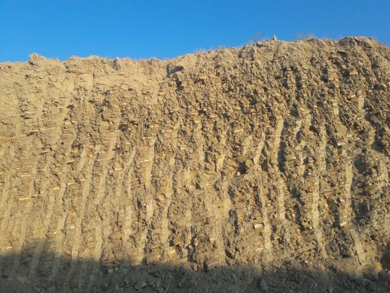 Digged soil
