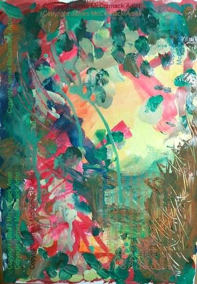 Abstract in Green and Red.
G.