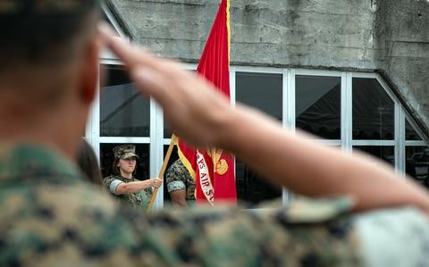 Marine base in Japan marks bomb-scarred Zero Hangar’s more than 80 years of history
