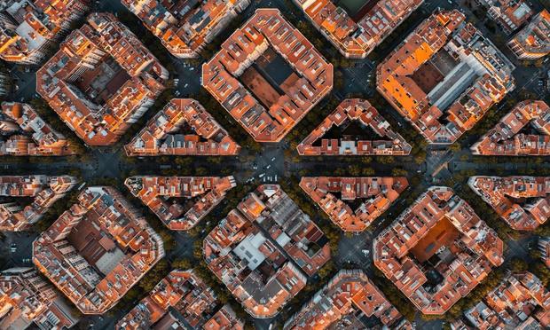 Vista aérea de Barcelona. (Getty Images)