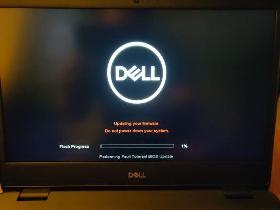 Dell BIOS Update Screen