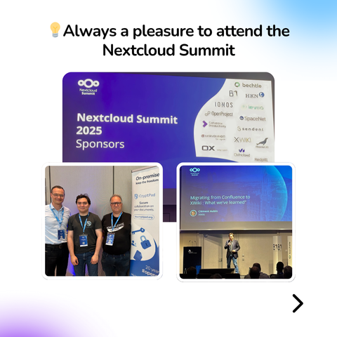 ~ Always a pleasure to attend the Nextcloud Summit