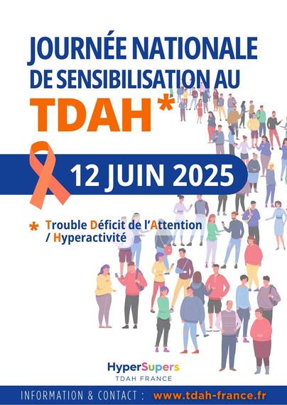 Affiche de la campagne de tdah France